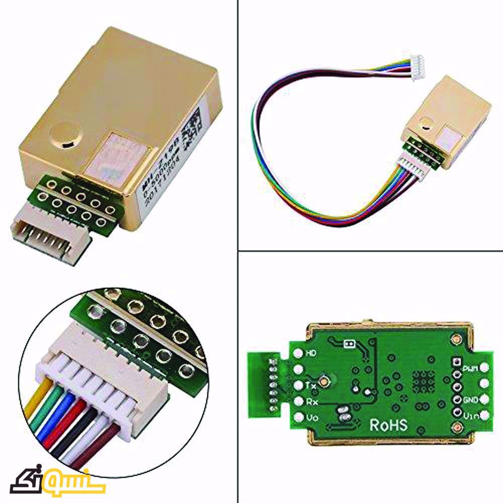 فروش سنسور کربن دی اکسید MHZ19B, قیمت سنسور دی اکسید کربن MH-Z19B,خرید ...
